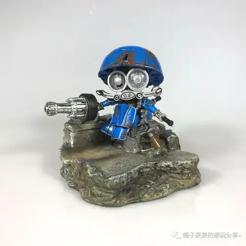 蝎子莱莱的模玩分享55萌萌惹人爱维米模界小钢帽之蓝铁黑苹果小摩