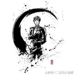 水墨版动漫人物,龙珠里的这4位,还是悟空霸气侧漏