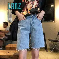 百家好女士短裤basichouse百家好basichouse百家好国风温柔v领衬衫女2024春季纯色短裤多少钱