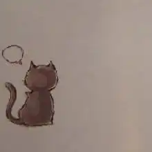 求一个简单的黑猫的qq头像