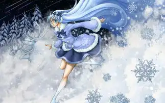 雪初音高清动漫电脑桌面壁纸