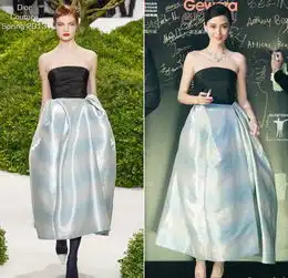 angelababy高定看秀你到底是多爱dior