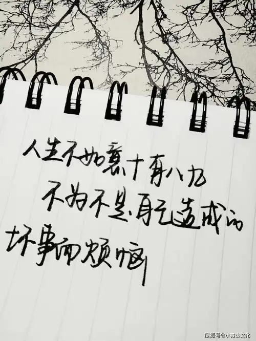 低调成熟的个性签名,精妙无比,令人拍案叫绝