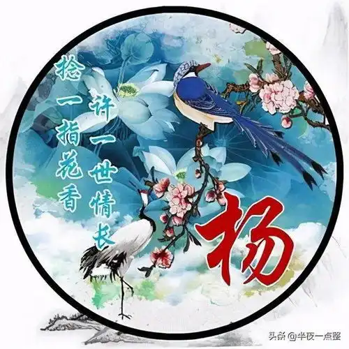 百家姓,姓氏头像之杨