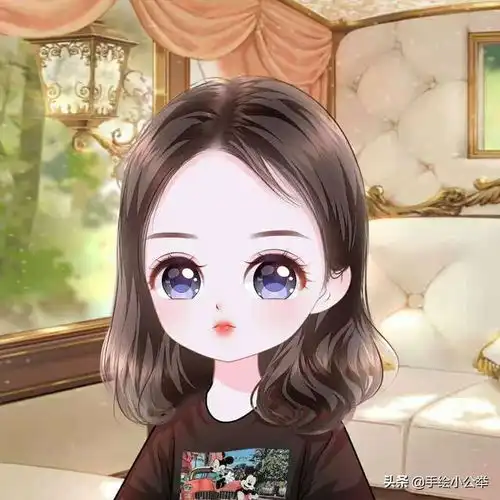换个头像吧,俏皮可爱卡通头像,实在招人喜欢,大眼睛丸子头漂亮