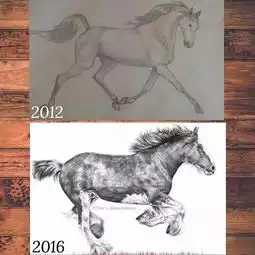 她真的很蠢,居然用15年画一匹马但最后小编的眼睛湿了...