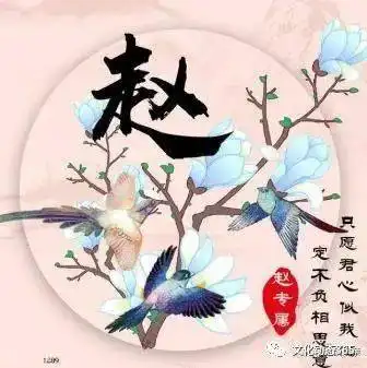 百家姓中赵第一