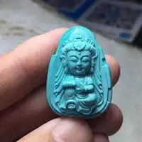 绿松石观音头像图片大全