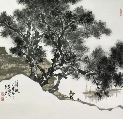 气韵雄浑,意象生动当代山水画家吴柏的丹青世界