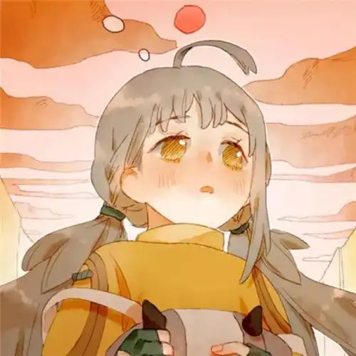 手绘意境动漫女头像,日系甜美仙女的味道
