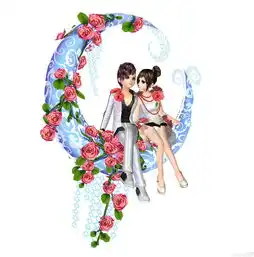 qq炫舞舞团团徽制作舞团名字是桃花岛做一个相关的团徽