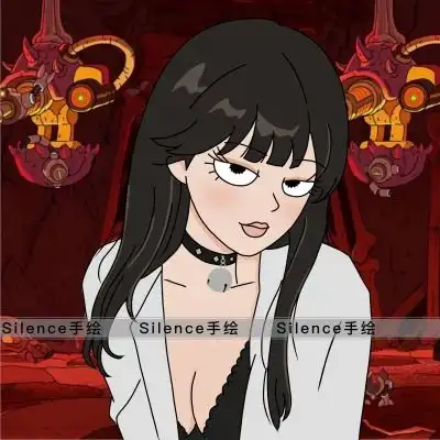 美式涂鸦风手绘头像合集