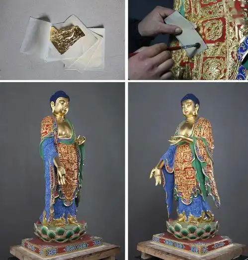 图文详述一尊彩绘泥塑佛像的诞生