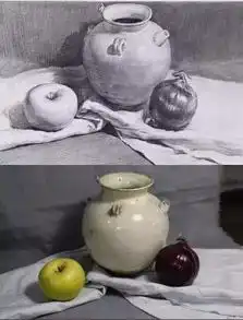 联考素描头像和常考静物,告诉你如何在联考中拿85分以上