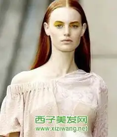 女生潮流直发发型图片