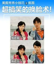 美图秀秀超搞笑的男女明星大换脸