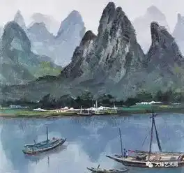 李可染徐悲鸿吴冠中白雪石四位大师笔下的漓江山水,美醉了