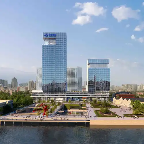 杨浦滨江新地标中交滨江广场即将亮相