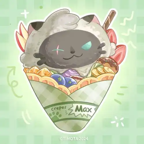麦斯头像猫猫可丽饼
