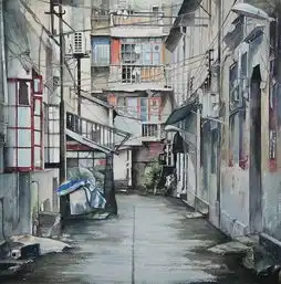 湖美毕业的女神姐姐竟然把水彩画的这么细腻