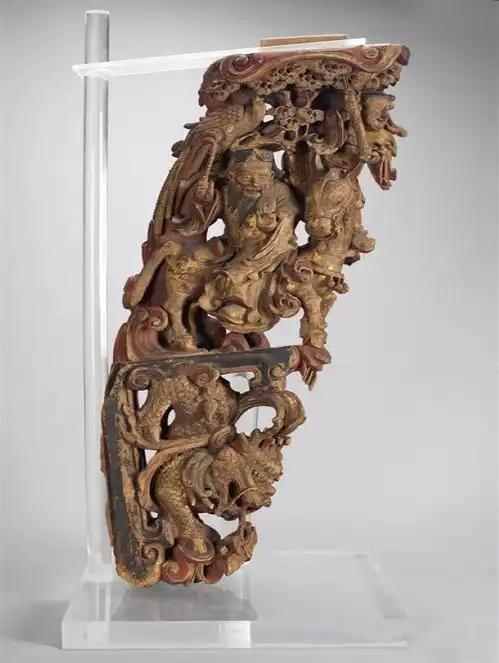 张果老倒骑毛驴撑拱