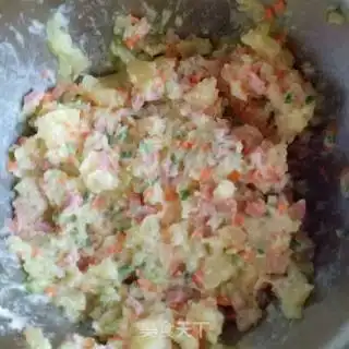 蒸南瓜配什锦土豆泥的做法蒸南瓜配什锦土豆泥怎么做annavam的菜谱