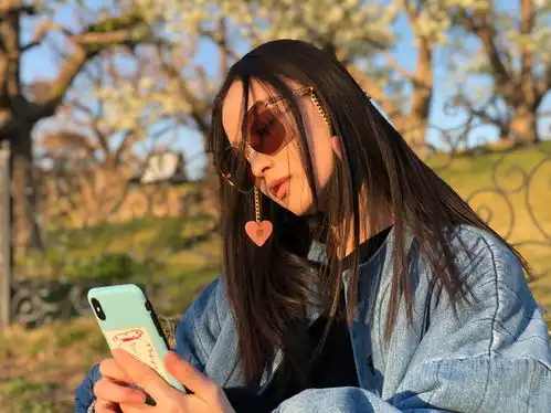 组图元气少女的精致自拍倪妮戴墨镜出街享春日阳光
