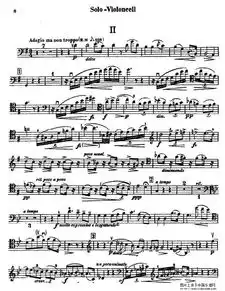 celloconcertoinbminor大提琴小提琴谱图片格式小提琴谱