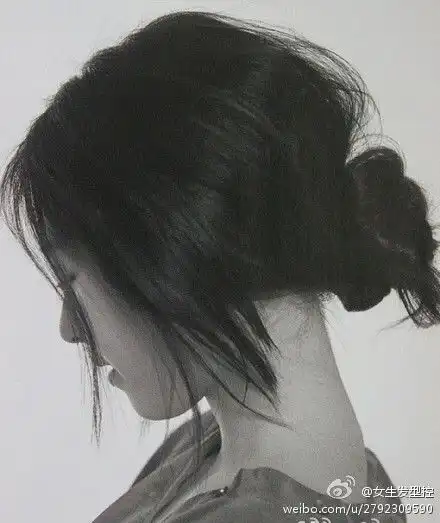 唯美淡淡的发型随意慵懒的扎法好稀饭堆糖,美好生活研究所