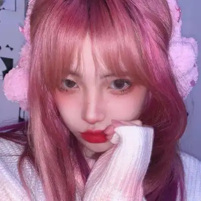 玖染彩色头发优质女头四女生头像我要个性网
