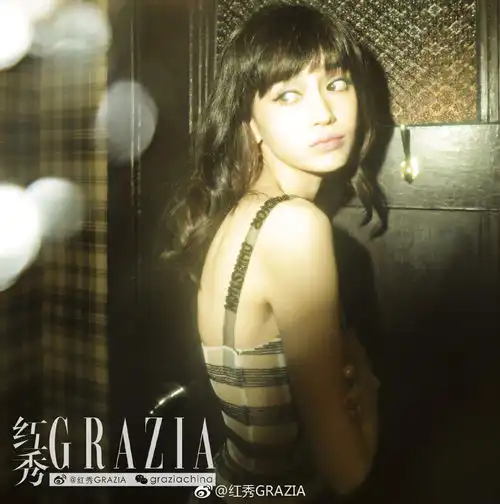 angelababy红秀grazia大片公开精致美人玩转年代复古风