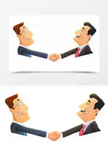 商务人士握手png图片素材免费下载png格式熊猫办公