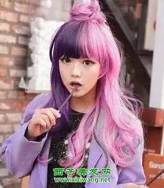 女生最好看的短卷发图片