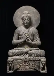 古佛容颜犍陀罗的微笑