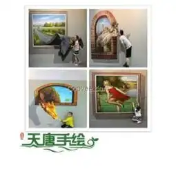 墙体手绘设计费用,湖州墙体手绘,天唐墙绘
