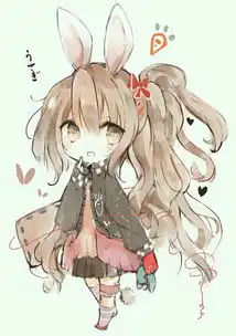 q版兔耳妹子兽耳兔耳