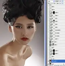 photoshop给模特头像精确美化及增强质感2