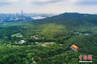 航拍南京明孝陵尽显一代帝王威武气势