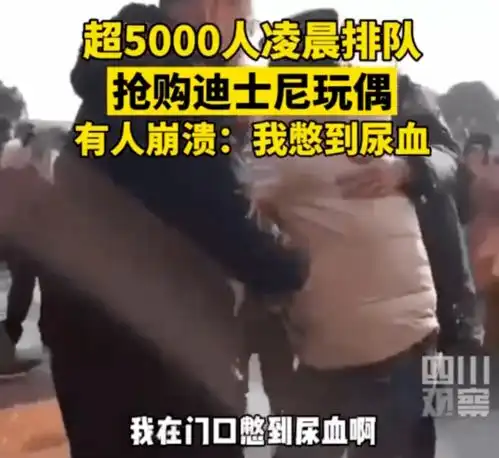 憋到尿血现场崩溃凌晨3点,超5000人在迪士尼排队,只为了