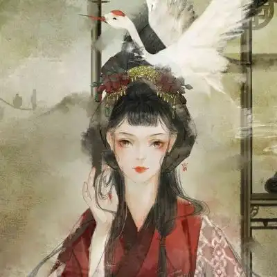 唐崎夜雨唯美古风插画美人群像