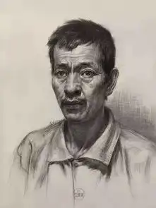 素描教程头像画面主次虚实的关系