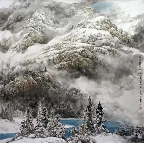 展讯北派风貌师恩钊北派山水工作室师生展3月30日在一耕美术馆开幕