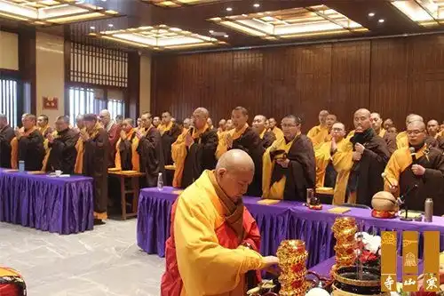 寒山寺举行上性下空长老圆寂百日祭奠法会