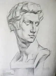 人物头像素描
