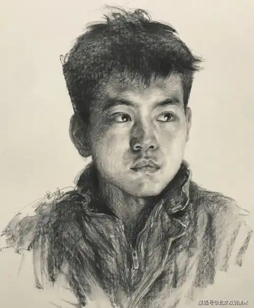 校尉美术好的素描头像,每张都是精品