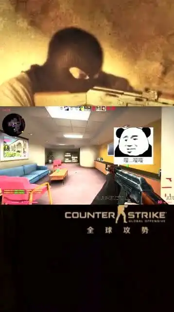 csgo老六ak在线蹲点,结果这些外国人队友一个一个的离开