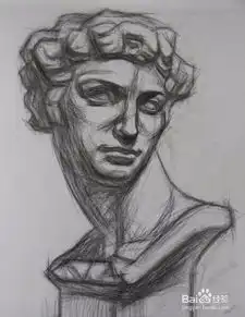 如何素描石膏头像
